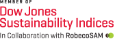 Member of Dow Jones Sustainability Indices In Collaboration with RobecoSAM